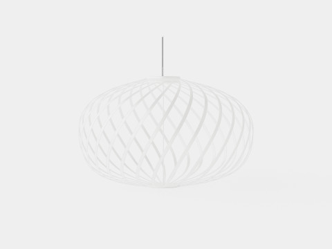 Spring White Large Ceiling Lamp Modelo 3D