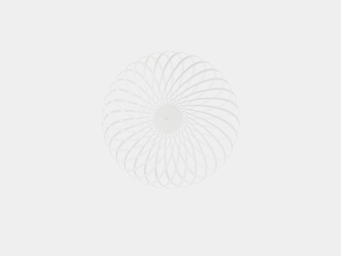 Spring White Large Ceiling Lamp Modelo 3D