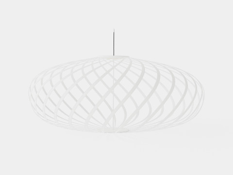 Spring White Small Ceiling Lamp Modelo 3D