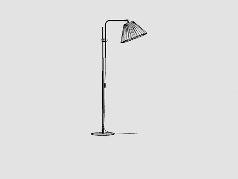 Steel Lamp 3D Model