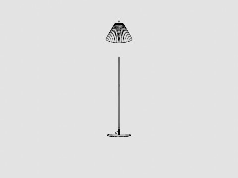 Steel Lamp 3D Model