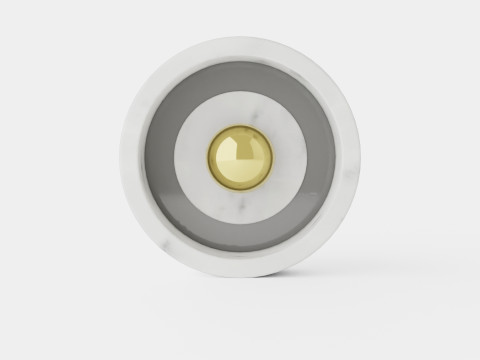 Stone Wall Lamp 3D Model