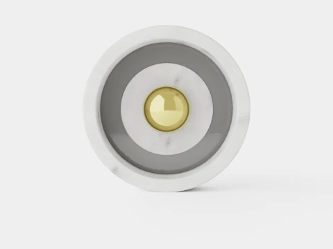 Stone Wall Lamp 3D Model