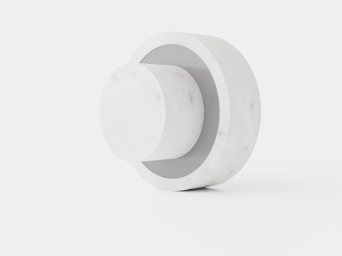 Stone Wall Lamp 3D Model