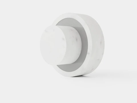 Stone Wall Lamp 3D Model