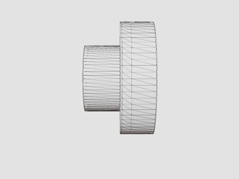 Stone Wall Lamp 3D Model