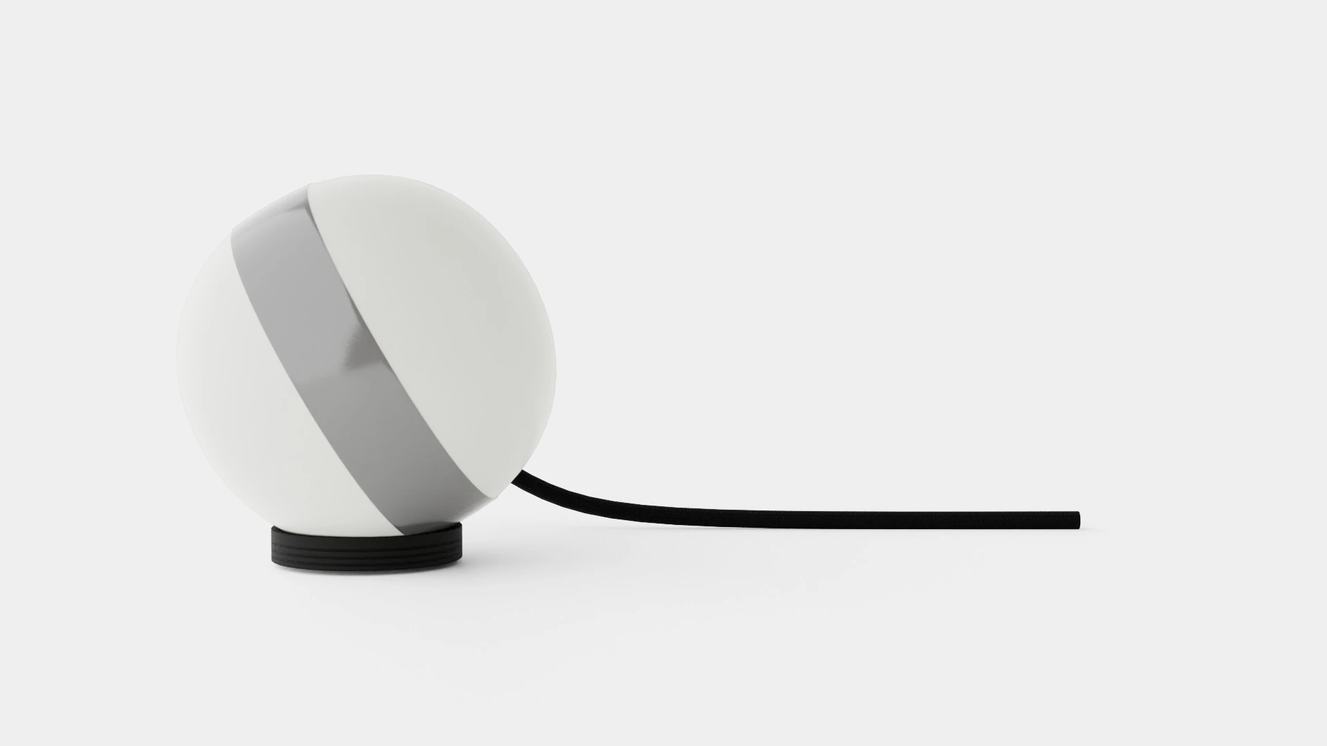 Table Lamp Circle 3D Model .c4d .max .obj .3ds .fbx .stl .blend 