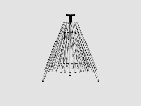 Tipi 740 Lamp 3D Model