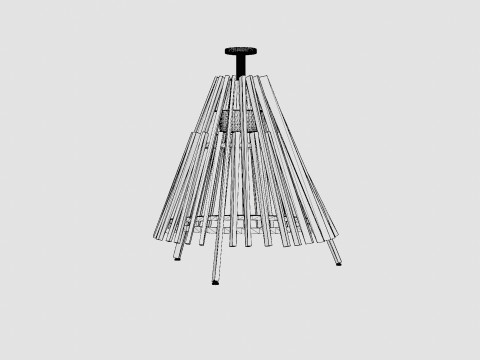 Tipi 740 Lamp 3D 모델