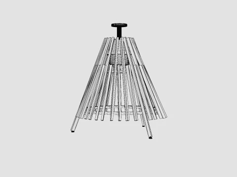 Tipi 740 Lamp 3D Model