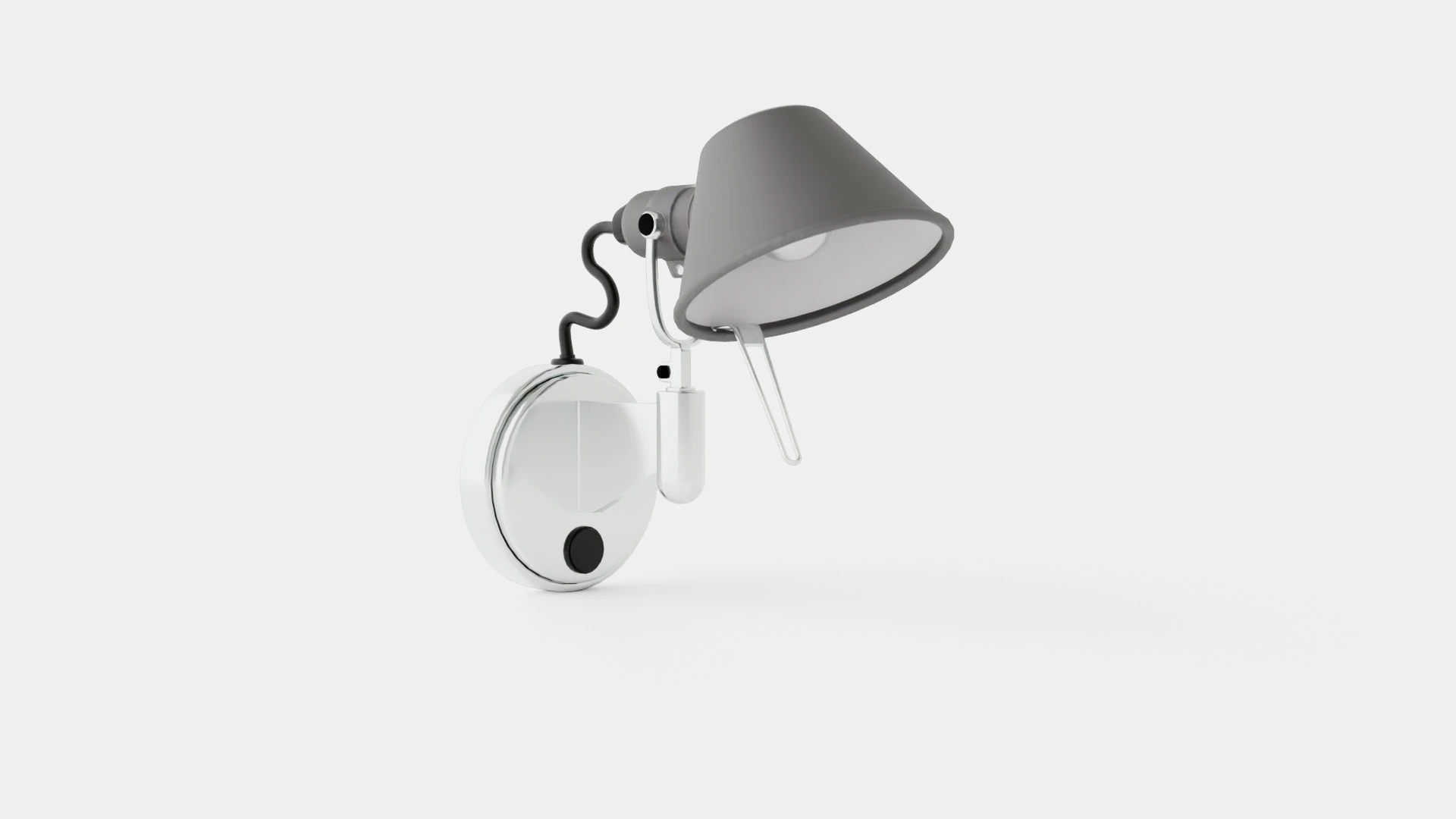 Tolomeo Micro Lamp 3D Model .c4d .max .obj .3ds .fbx .stl .blend 