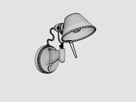 Tolomeo Micro Lamp 3D Model