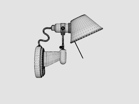 Tolomeo Micro Lamp 3D Model