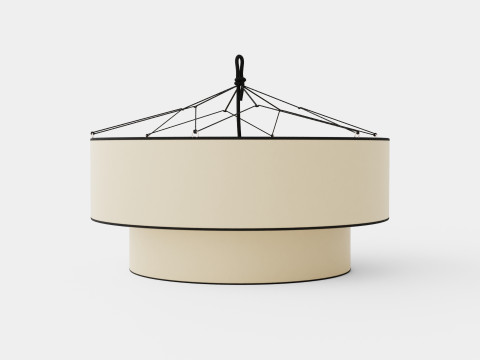 Tophat Form Lamp 3D Model