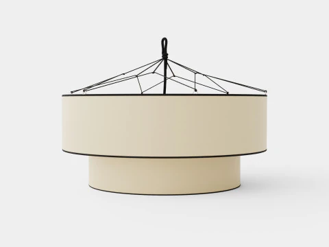 Tophat Form Lamp 3D Model