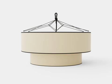 Tophat Form Lamp 3D Model