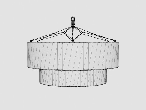 Tophat Form Lamp 3D Model