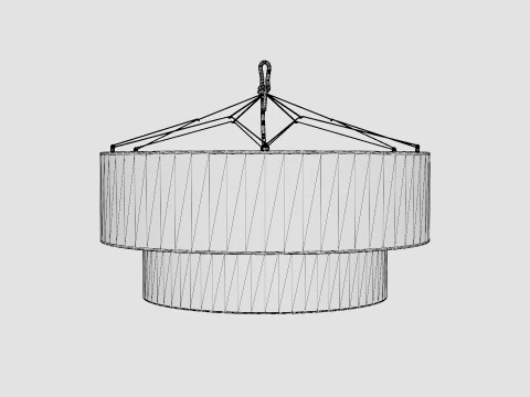 Tophat Form Lamp 3D Model