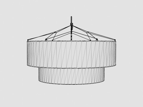 Tophat Form Lamp 3D Model