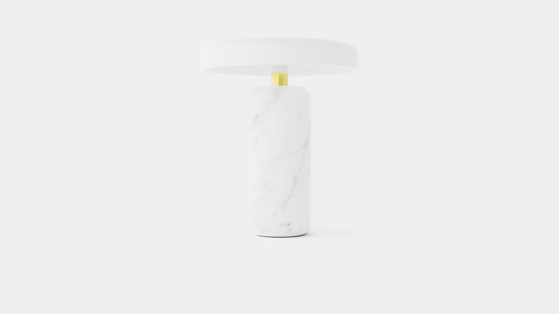 Trip - Carrara White Glossy 3D Model .c4d .max .obj .3ds .fbx .stl .blend 