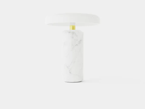 Trip - Carrara White Glossy 3D Model