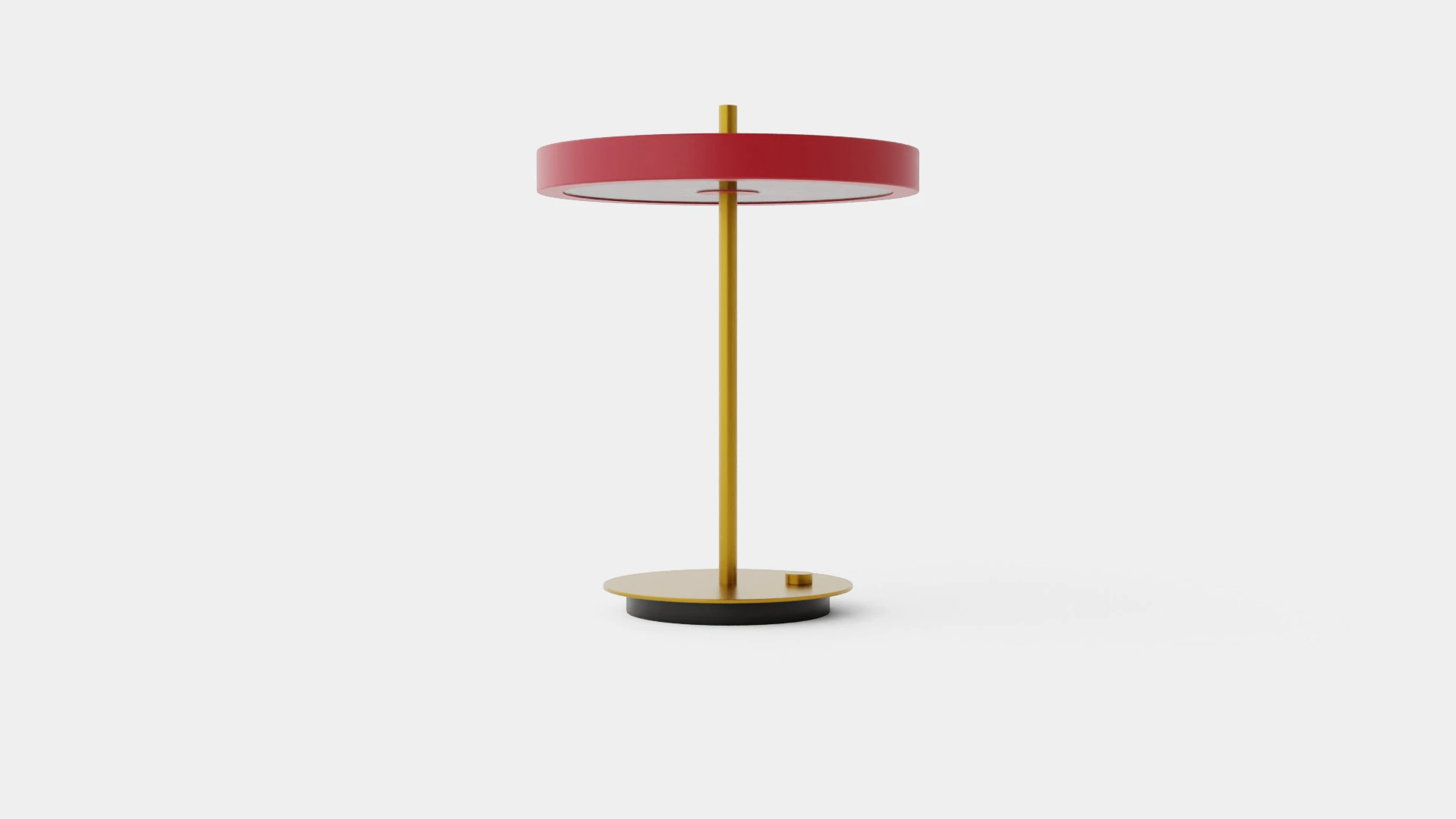 Umage Asteria Red Lamp 3D Model .c4d .max .obj .3ds .fbx .stl .blend