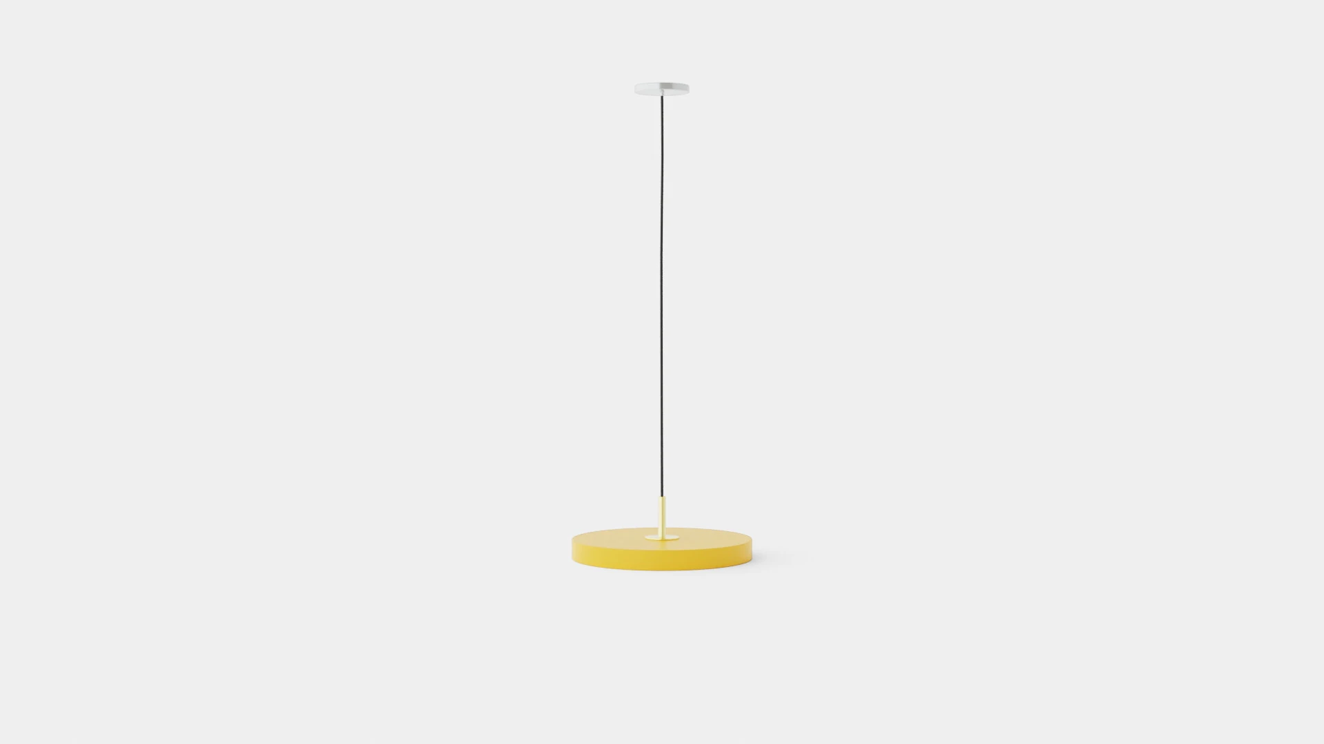 Umage Asteria Yellow Lamp 3D Model .c4d .max .obj .3ds .fbx .stl .blend