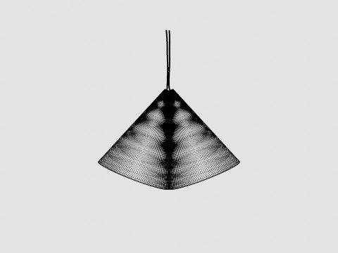 Virvel White Lamp Modelo 3D