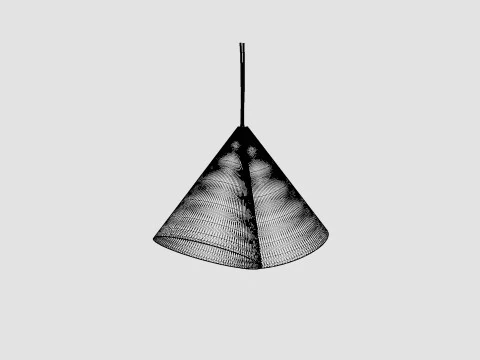 Virvel White Lamp 3D Model