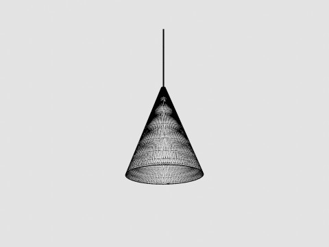 Virvel White Lamp Modelo 3D