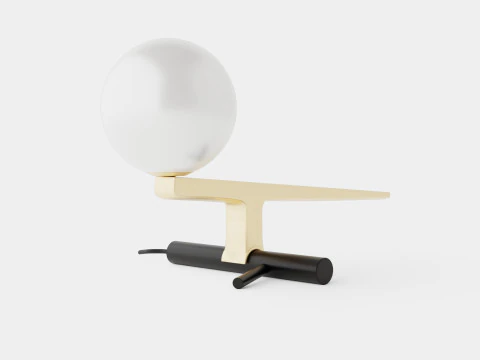 Lampu Meja Yanzi Model 3D