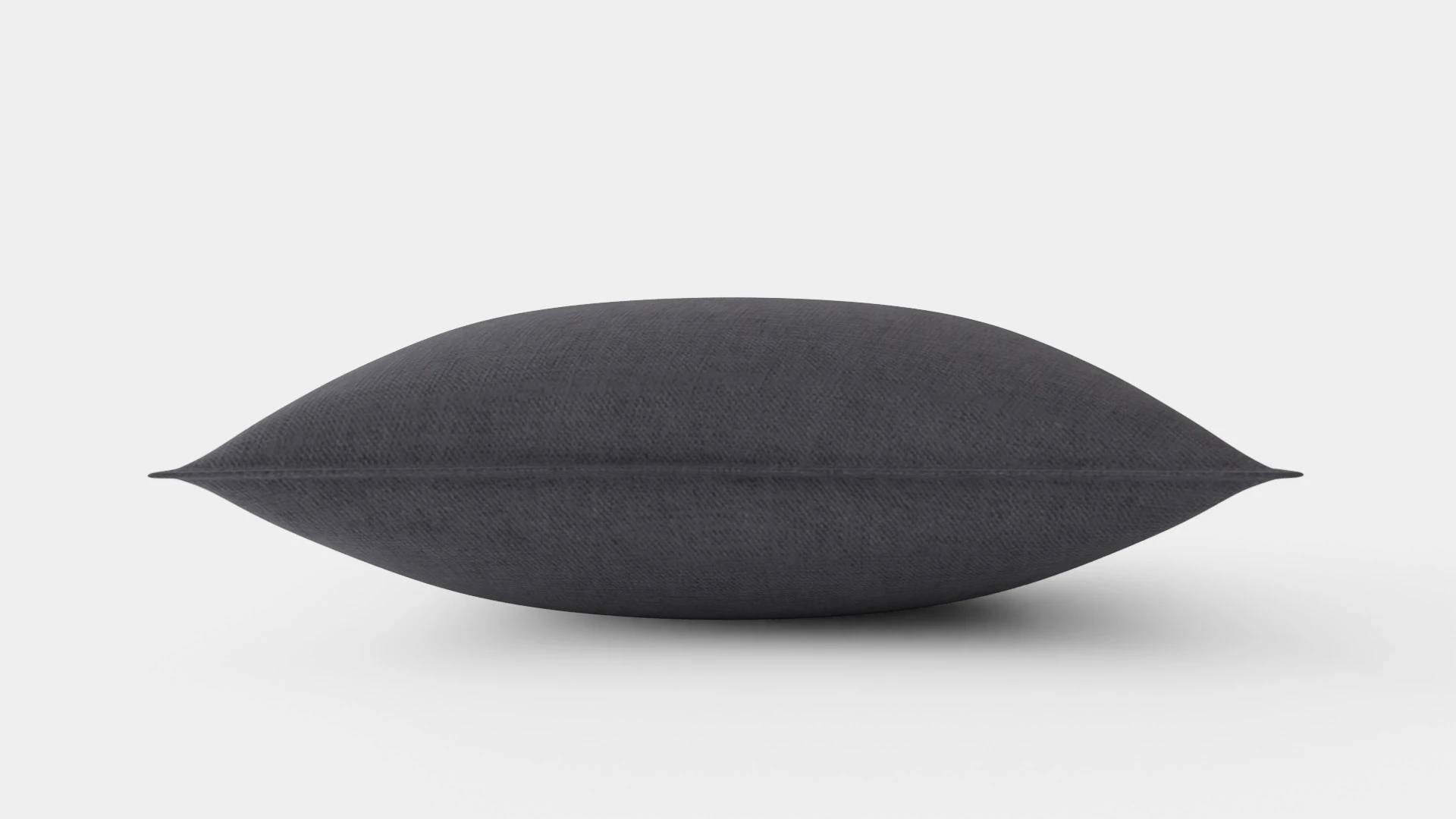 Cushion cover in washed linen Anthracite grey 3D Model .c4d .max .obj .3ds .fbx .stl .blend 