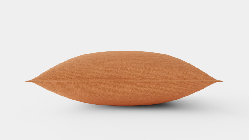 Cushion cover in washed linen Light brown 3D Model .c4d .max .obj .3ds .fbx .stl .blend 