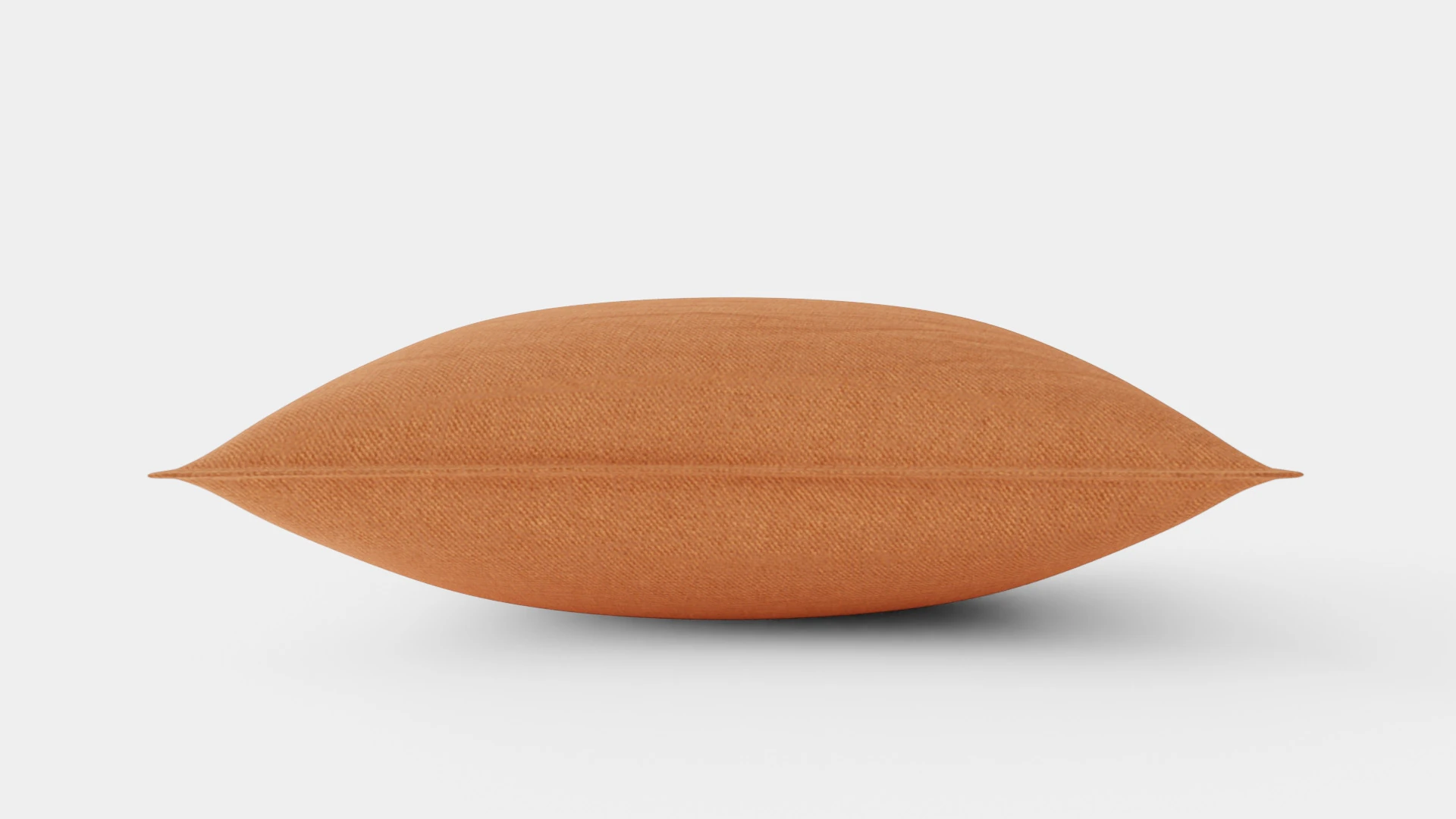 Cushion cover in washed linen Light brown 3D Model .c4d .max .obj .3ds .fbx .stl .blend