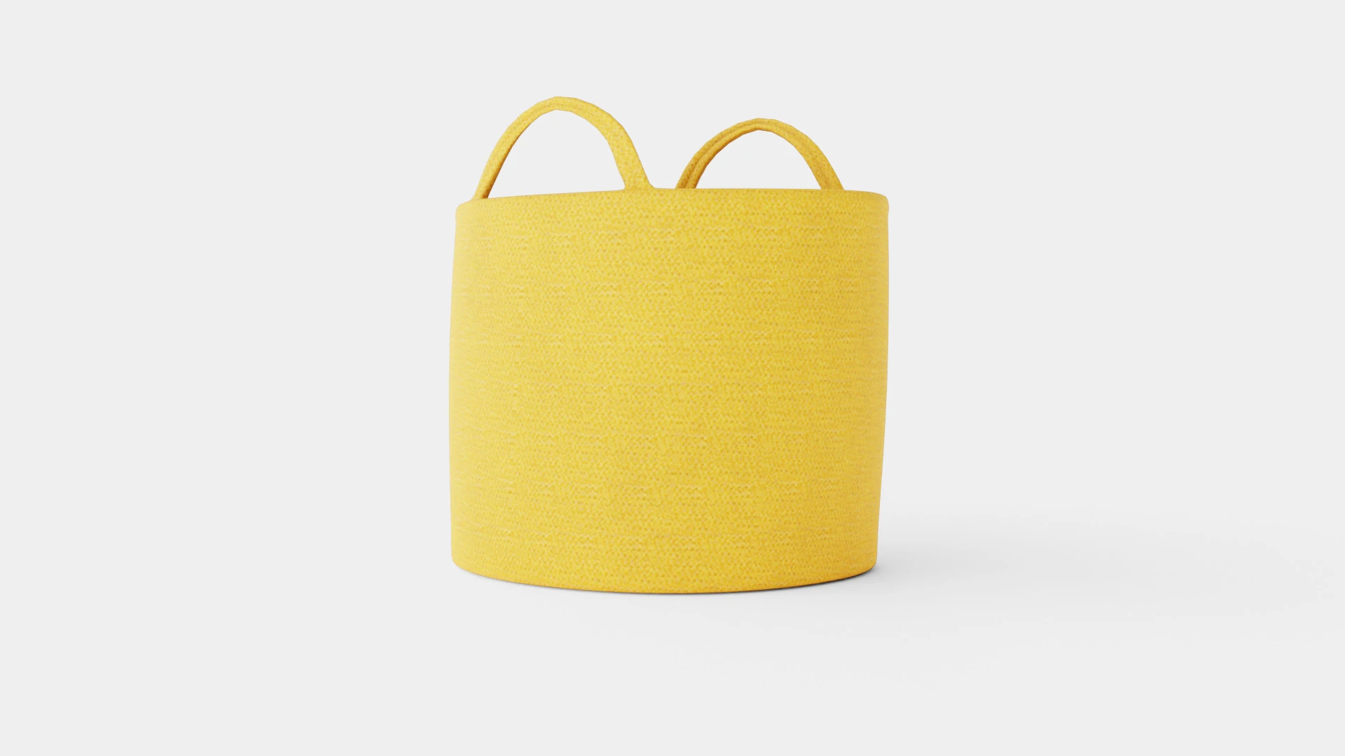 Sturdy storage basket in cotton quality 3D Model .c4d .max .obj .3ds .fbx .stl .blend 