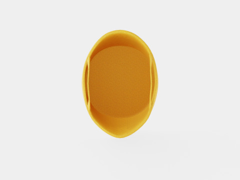 Sturdy storage basket in cotton quality Model 3D