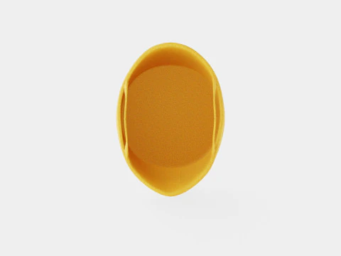 Sturdy storage basket in cotton quality 3D Model