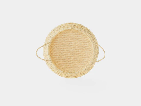 A large round storage basket 3D Model