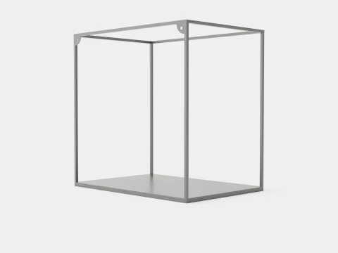 Estante de pared cuadrado grande Modelo 3D