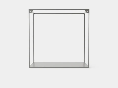 Estante de pared cuadrado grande Modelo 3D