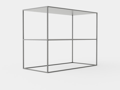 Rectangular side table 3Dモデル