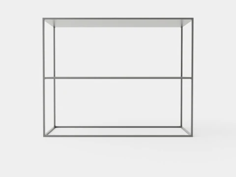 Mesa lateral retangular Modelo 3D