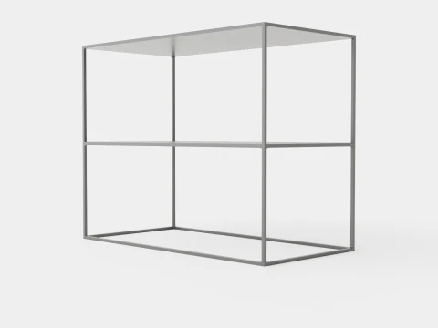 Mesa lateral retangular Modelo 3D