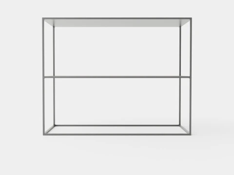 Mesa lateral retangular Modelo 3D