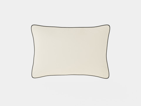 Cushion Cover in Cotton Velvet Light Beige 3D Model