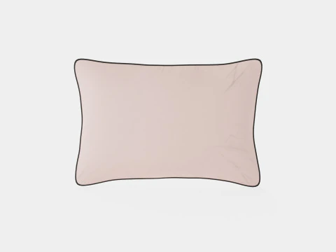 Cushion Cover in Cotton Velvet Powder Pink 3D Model