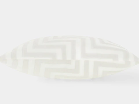 Cushion cover in velvet Light beige 3D Model