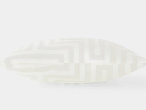 Cushion cover in velvet Light beige 3D Model