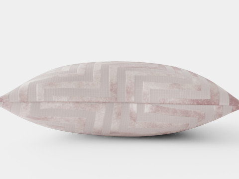 Cushion cover in velvet Light purple 3D Model