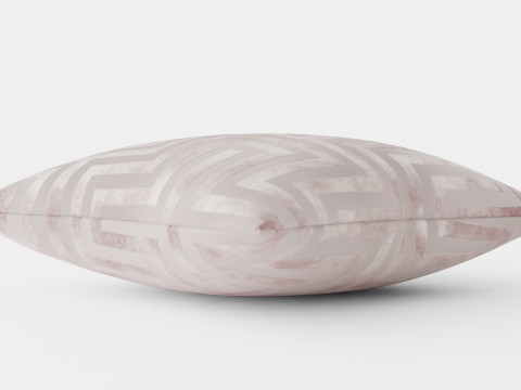 Cushion cover in velvet Light purple 3D Model